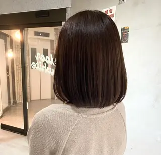 ミディアム カラー door white hideのヘアスタイル