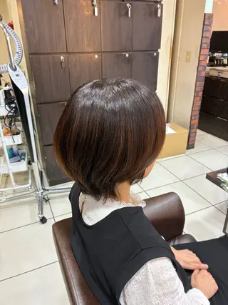ショート カラー モデル募集中✨千野 詩緒里のヘアスタイル