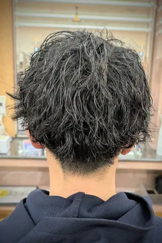 ショート パーマ 理容プラージュ燕三条 福井のヘアスタイル