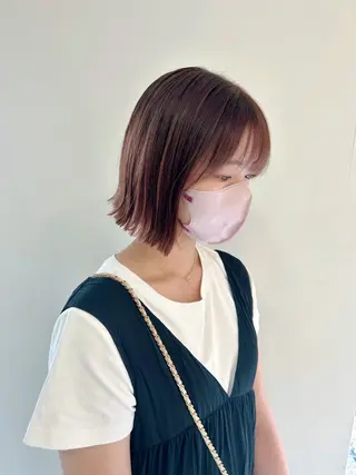 ショート 韓国🇰🇷ボブ✂︎ レイヤー✂︎三吉明人のヘアスタイル