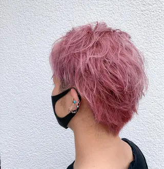 ショート カラー ヘアアレンジ メンズ メンズパーマ職人 加藤 弘貴のヘアスタイル