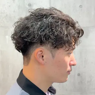 ショート パーマ ヘアアレンジ メンズ MENIN メンズ サロン　望月　涼太のヘアスタイル