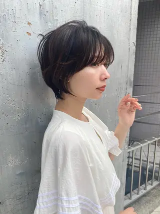 ショート パーマ 山田 晃輔のヘアスタイル
