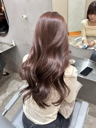 ロング コトネ🫧 韓国風レイヤーカットのヘアスタイル