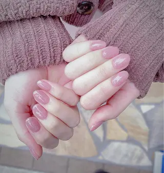 ショート めぐみのネイルサロン スタッフ練習のネイルデザイン