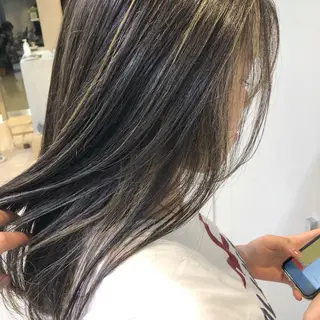 ロング カラー 坂口 功一郎のヘアスタイル