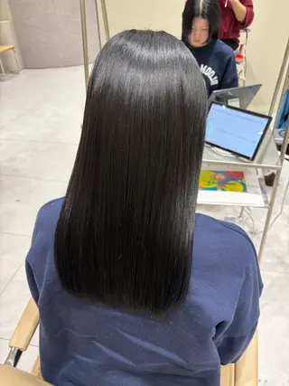 セミロング カラー 暖色カラー/ブリーチ /ボブ/本間陽南のヘアスタイル