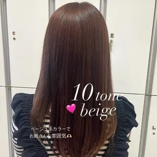 カラー レイヤーカット/ フェミニン💕/鏡のヘアスタイル