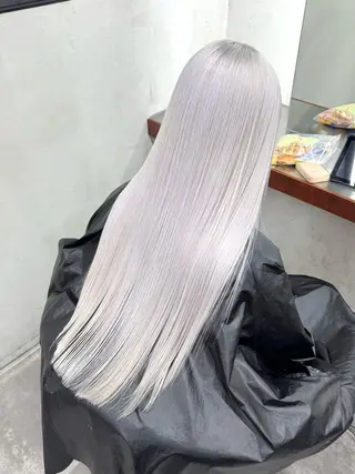 ロング カラー ブリーチ ハイトーン 特化🌈フジタハルキのヘアスタイル