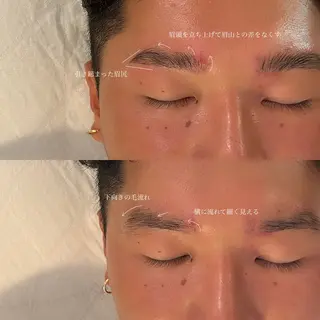 メンズ アイブロウ GO TODAY SHAiRE SALON Vellmie店所属・吉祥寺kasumi 🌛eye/browのマツエク・マツパデザイン