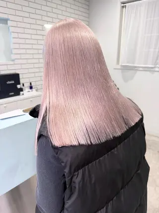 セミロング みなみ/ブリーチ/ ダイアモンドリリーのヘアスタイル