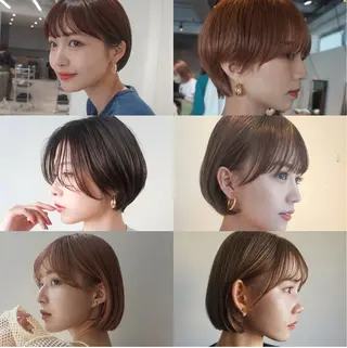 ショート カラー ミディアムヘア Chifumiのヘアスタイル