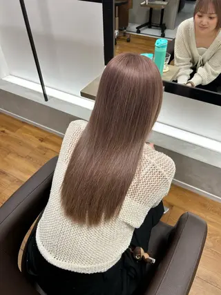 カラー ayano/ 艶カラー✨/韓国風のヘアスタイル