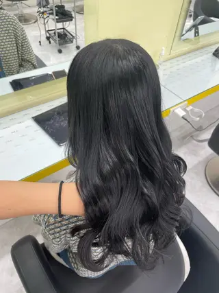 ロング カラー 🦋色落ち綺麗カラー メンズYUZU🦋‪のヘアスタイル