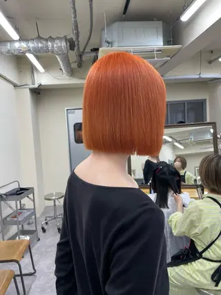 カラー レディースパーマ モデル募集RIKOのヘアスタイル