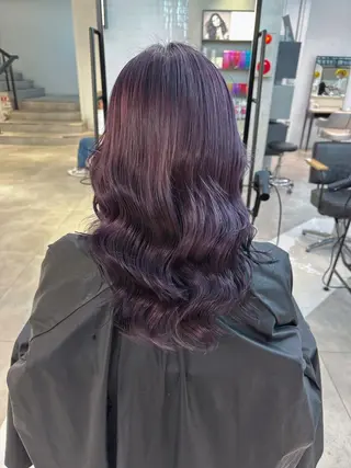 ロング カラー ヘアアレンジ ハイトーン特化 pepe🎀のヘアスタイル