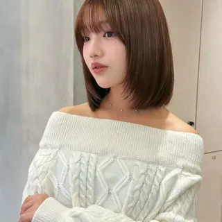 ショート カラー 透明感カラー🩵 けいやのヘアスタイル