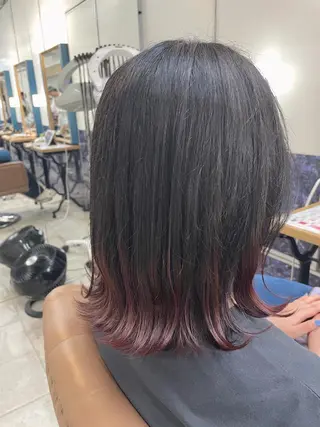ミディアム カラー 🍒透明感カラー/ 艶カラー/さくら🍒のヘアスタイル