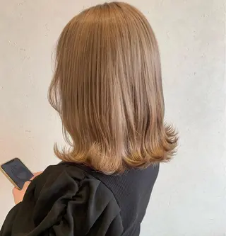 ミディアム カラー ヘアアレンジ ayumi🌈 インナーカラー🌈のヘアスタイル