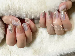 ネイル フルリール 【プライベートサロンのネイルデザイン