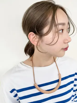 ショート カラー 💓パーマ，💗 レイヤーカットのヘアスタイル