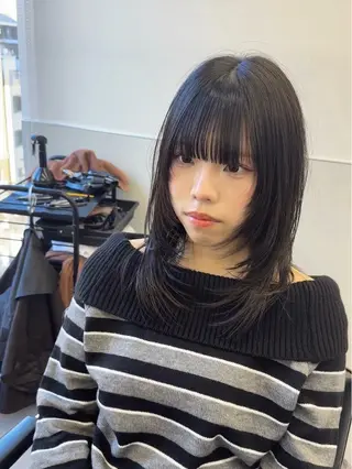 ロング 韓国ヘア🇰🇷 スズキのヘアスタイル