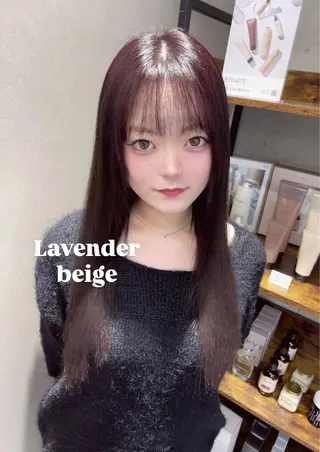 ロング Blue 髪質改善 💎松藤 莉奈のヘアスタイル