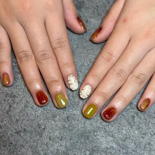 ネイル 自由が丘サロン あやめ💅のネイルデザイン