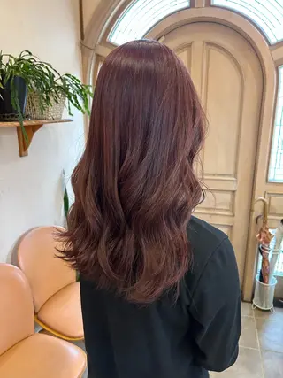 セミロング カラー mayu .のヘアスタイル