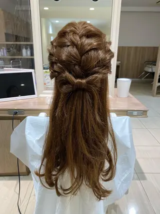 ロング ヘアアレンジ 大人髪質改善/ 源美晴のヘアスタイル