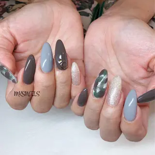 ネイル mks＊nail //  枚方長尾のネイルデザイン