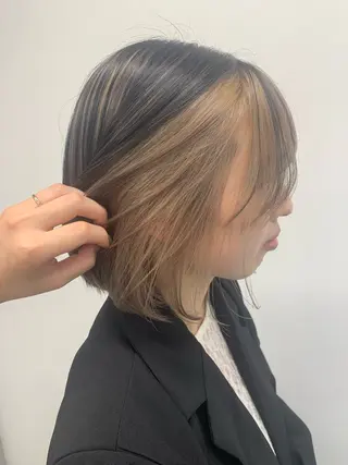 ミディアム LOARK HAIR 市川笑瑠のヘアスタイル