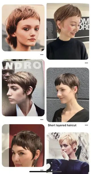 ショート 小野 明日香のヘアスタイル