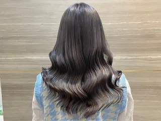 ロング カラー 🦋Yui🦋透明感 /ベージュ/Wカラーのヘアスタイル