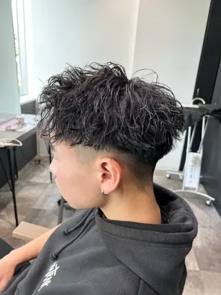ショート パーマ メンズ メンズパーマ/ メンズ特化/寺阪拓真のヘアスタイル