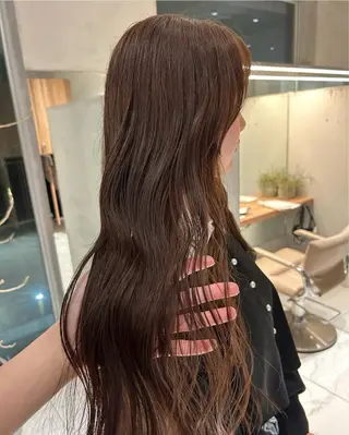 ロング カラー aoi /one color/艶髪のヘアスタイル
