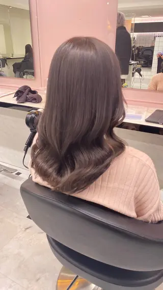 セミロング カラー ヘアアレンジ 💖艶と似合わせ💖 カラーカット💖のヘアスタイル