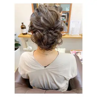 ロング ヘアアレンジ クニモトハルナ ボブ/柔らかカラーのヘアスタイル