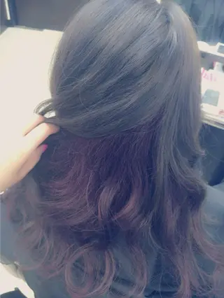 ショート ミディアム セミロング ロング カラー UNDER vr 【アンダーバー】のヘアスタイル