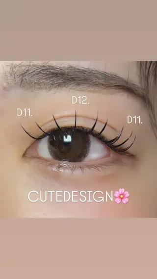 マツエク・マツパ 【北梅田パリエク】 🍓mahaのマツエク・マツパデザイン