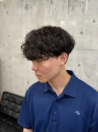 ショート パーマ メンズ Yui/ショート /シャドウパーマのヘアスタイル