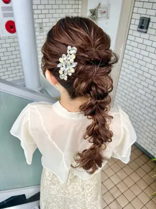 ヘアアレンジ 大人可愛いヘアメイク 💋🧚‍♀️しずかのヘアスタイル
