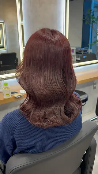 セミロング カラー ブリーチなしの達人 🌈KAITOのヘアスタイル