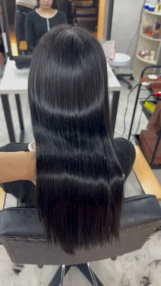 ロング カラー 赤み無し柔らかカラー 【梅田】madokaのヘアスタイル