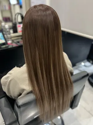 ロング カラー YUDU🍊 germe/ジェルムのヘアスタイル