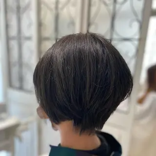 ショート カラー メンズ キッズ ✂︎ショート、ボブ、 レイヤー🩵YUMIのヘアスタイル