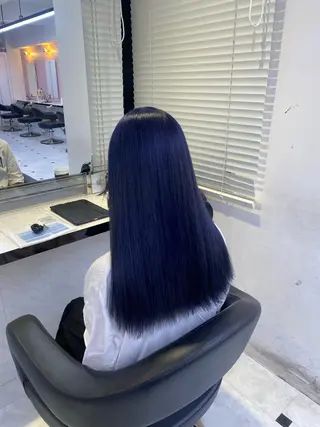ロング カラー 透明感ベージュカラー 🪞上野🪞AIのヘアスタイル