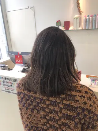セミロング カラー 千種区/くせ毛カット /尾島光季のヘアスタイル