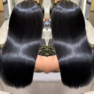 ロング 野田 朝陽のヘアスタイル