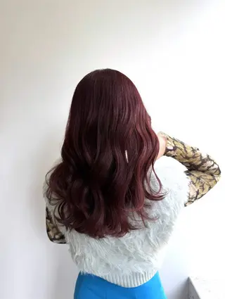 セミロング カラー ヘアアレンジ ✨艶髪✨ 吉田誠のヘアスタイル